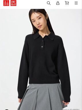 Uniqlo Knit Polo Sweater